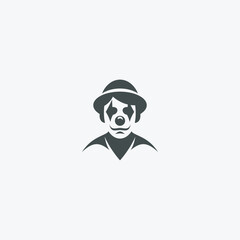 clown illustration logo vector design inspiration