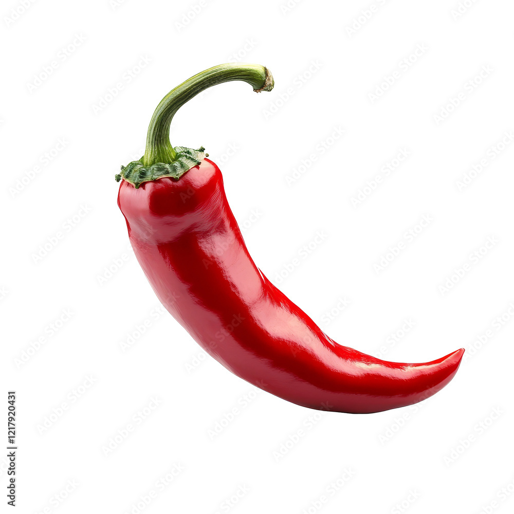 Poster szechuan pepper pod on a transparent background highlighting its vibrant color and distinct shape in