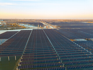 Solar panels green energy light energy