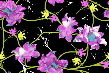 Artistic Digital Abstract Design with Powerful Effects