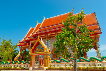 Naklejka premium Temple of the black monk in Thailand