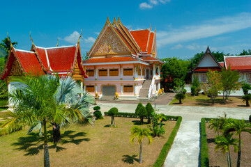 Obraz premium Temple of the black monk in Thailand