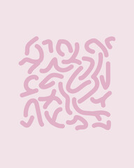 Creative poster. Modern abstract art design 