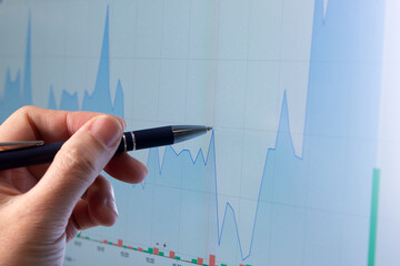 Analysis of stock market graph