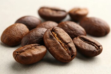 Obraz premium High-quality roasted coffee beans for brewing