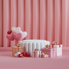 Pink Day Gift Podium