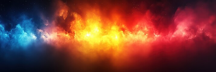 Vibrant gradient design brings life to social media post layout for any occasion