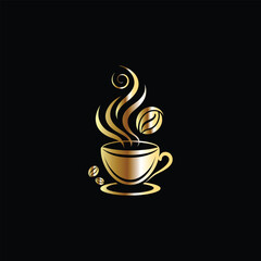 
Coffee cup logo design template. Coffee shop, cafe, restaurant, bar, menu,
 coffee house, cafe, restaurant, bar. Vector illustration.
