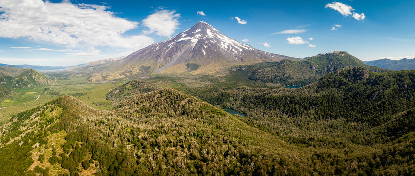 Lanin volcano, Chile