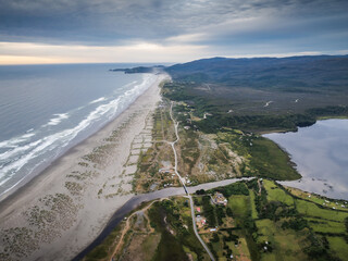 Playa de Cucao at Chiloe Island, Chile