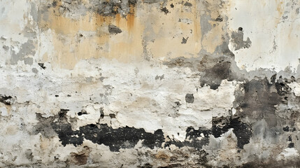 Obraz premium Weathered wall texture, peeling paint, urban decay, background for design