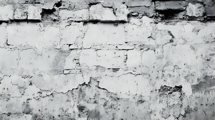 Obraz premium Weathered brick wall texture, urban decay background, design element