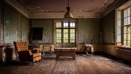 Naklejka premium interior of the house