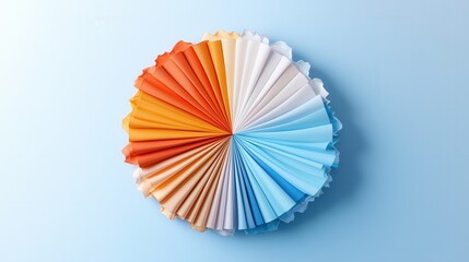 A vibrant pie chart showing the distribution of tanning habits by season