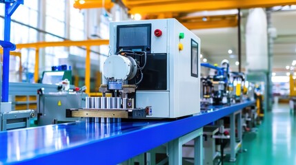 Automated Assembly Line in Factory