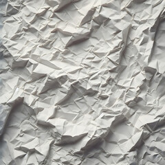 Obraz premium Crumpled Paper Texture, Generative AI