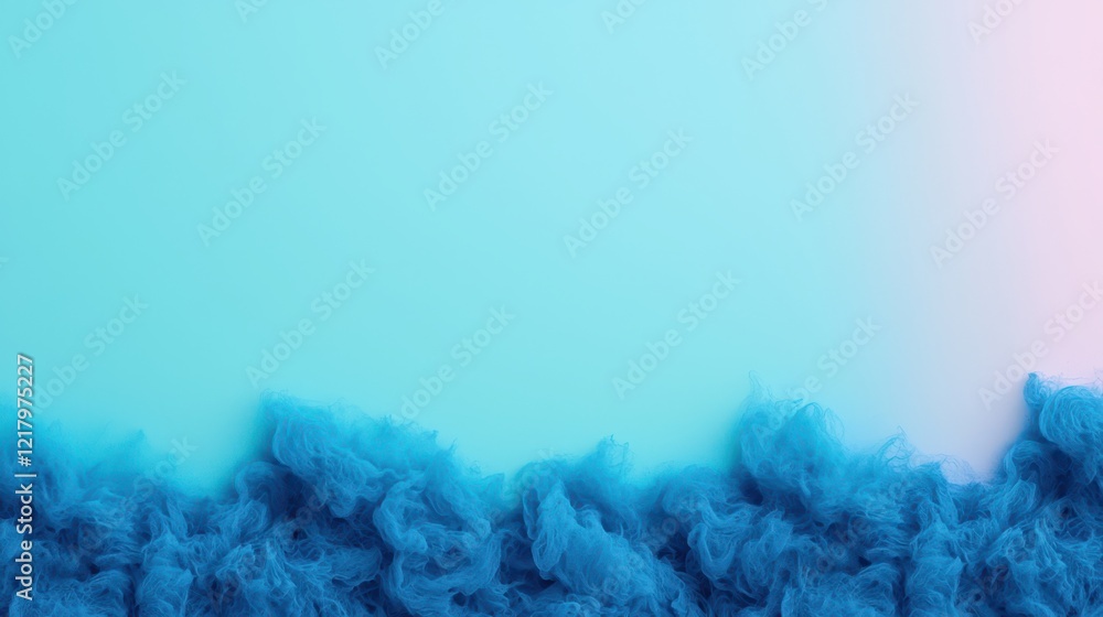 Aufkleber soft blue gradient background with ethereal texture and depth