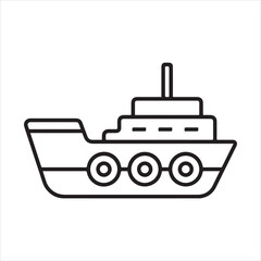 Means of transportation vector art illustration.