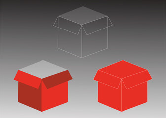 Silhouette give box and other flat icon with vector and background design .