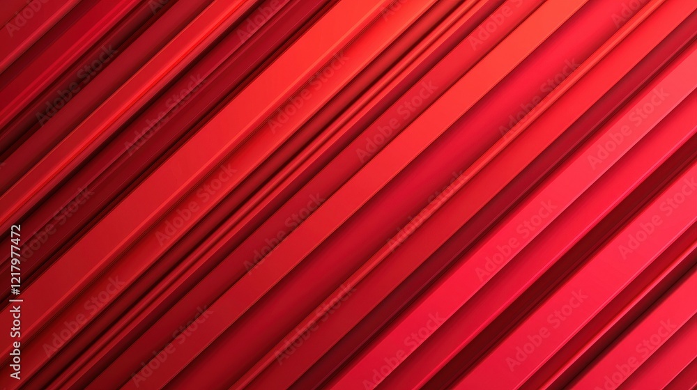 Poster dynamic red background with slanted lines for modern design