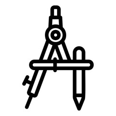 compass Line Icon