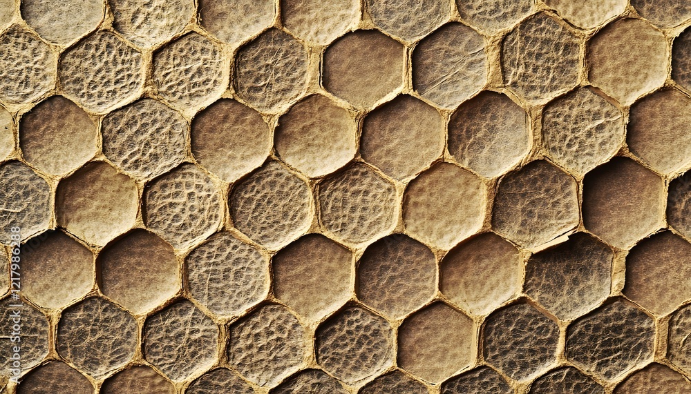 Poster honeycomb pattern texture close up view