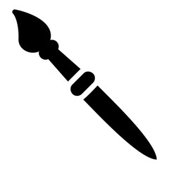 paint brush Solid icon