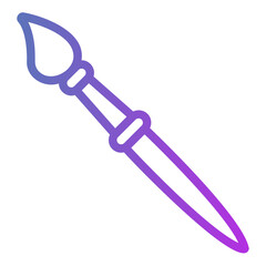 paint brush Gradient icon