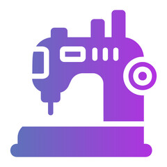 sewing mechine Gradient icon