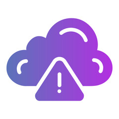 cloud storage Gradient icon