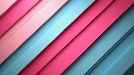Fototapeta premium Dynamic Diagonal Patterns in Pink and Blue Creating a Vibrant and Modern Abstract Design