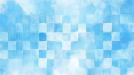 Abstract blue checkered technology background with digital grid and geometric patterns. Modern concept of data, innovation, and digital networks in futuristic design for tech and business applications