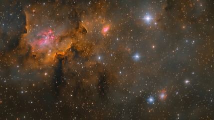 Cosmic Nebula Star Formation in Deep Space (1)