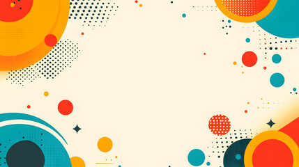 Obraz premium Abstract colorful circles background design