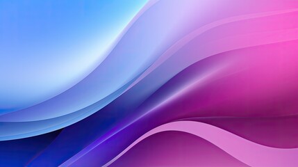 Abstract waves in blue and pink hues create a serene and modern background.