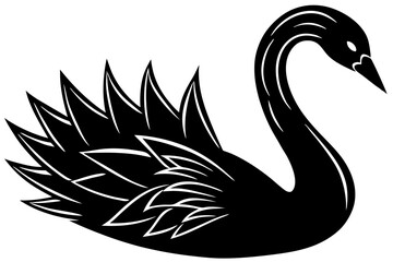 Obraz premium A simple wild bird shap with short spikers cartoon style , vector illustration