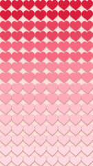 seamless pattern with pink hearth