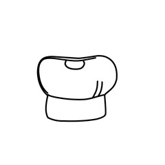 chef hat sketch