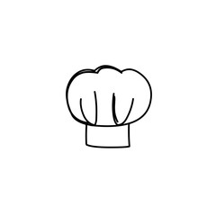 chef hat sketch
