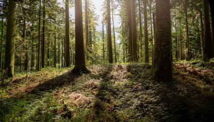 Fototapeta premium Explore the textures of bark and leaves up close. 