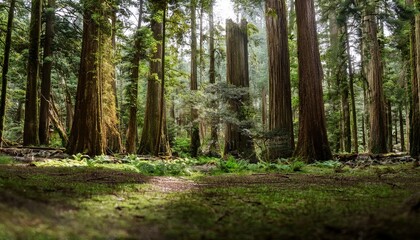 Naklejka premium Celebrate the beauty of seasonal changes in the forest. 