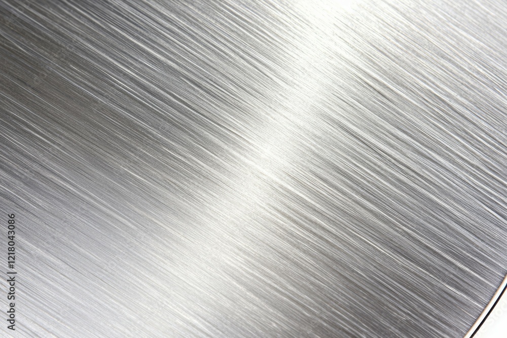 Poster silver surface with a pattern of lines and dots