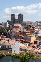 The architecture and the streets of Porto in Portugal