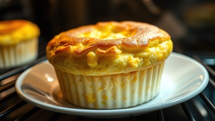 Golden Corn & Cheese Soufflé - Freshly Baked, Delicious