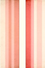 Two vertical stripes of pastel pink and red on textured background.