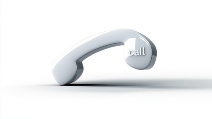 Making a call digital world graphic design minimalist style close-up view communication concept