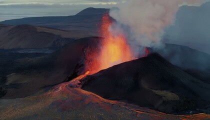 Experience the thrill of volcanic eruptions.  
