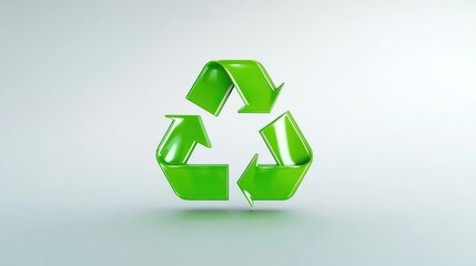 Obraz premium Green Recycling Symbol