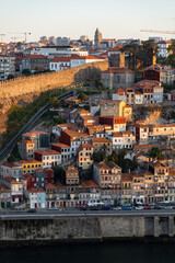Porto landscapes at sunrise. Discovering Portugal