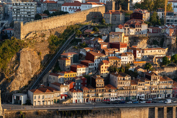 Porto landscapes at sunrise. Discovering Portugal